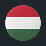 Badge Rond 7,6 Cm Drapeau Hongrie<br><div class="desc">Drapeau Hongrie</div>