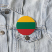 Badge Rond 7,6 Cm Drapeau lituanien (En situation)