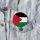 Badge Rond 7,6 Cm Drapeau palestinien (Palestine) (En situation)