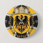 Badge Rond 7,6 Cm Drapeau Prussia Keiser (Devant)