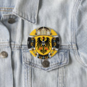Badge Rond 7,6 Cm Drapeau Prussia Keiser (En situation)