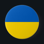 Badge Rond 7,6 Cm Drapeau Ukraine<br><div class="desc">Drapeau Ukraine</div>