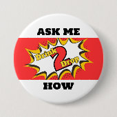 Badge Rond 7,6 Cm Drink2Drop (Devant)