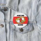 Badge Rond 7,6 Cm Drink2Drop (En situation)