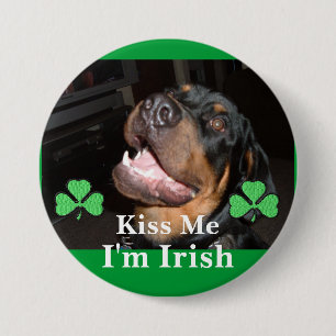 Badge Rond 7,6 Cm DSCF0313, m'embrassent, je suis irlandais