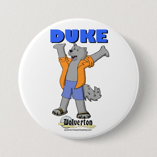 Badge Rond 7,6 Cm Duc Button (Devant)