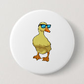 Badge Rond 7,6 Cm Duck with Sung (Devant)