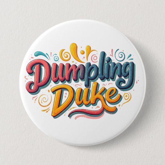 Badge Rond 7,6 Cm Duke de dumping (Devant)