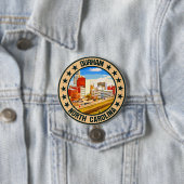 Badge Rond 7,6 Cm Durham (En situation)