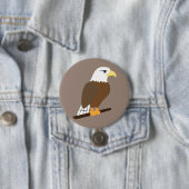 Badge Rond 7,6 Cm Eagle (En situation)