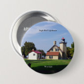 Badge Rond 7,6 Cm Eagle Bluff Lighthouse 2025 button (Devant & derrière)
