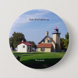 Badge Rond 7,6 Cm Eagle Bluff Lighthouse 2025 button