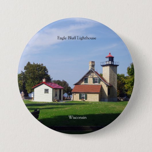 Badge Rond 7,6 Cm Eagle Bluff Lighthouse 2025 button (Devant)