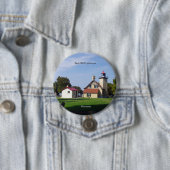 Badge Rond 7,6 Cm Eagle Bluff Lighthouse 2025 button (En situation)