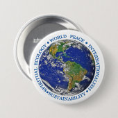 BADGE ROND 7,6 CM EARTHOPIE (Devant & derrière)