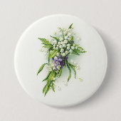 Badge Rond 7,6 Cm Easter Lily of Valley Devotions (Devant)