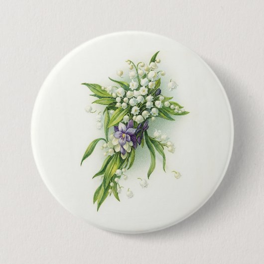 Badge Rond 7,6 Cm Easter Lily of Valley Devotions (Devant)