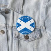 Badge Rond 7,6 Cm Écosse à jamais (En situation)