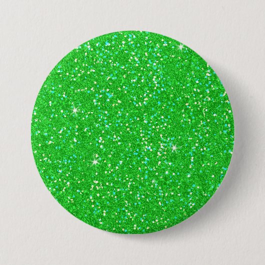 Badge Rond 7,6 Cm Écran vert Parties scintillant (Devant)