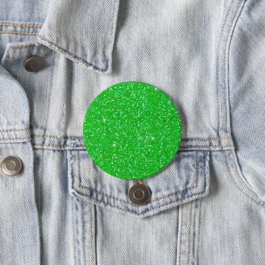 Badge Rond 7,6 Cm Écran vert Parties scintillant (En situation)