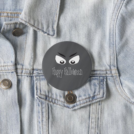 Badge Rond 7,6 Cm Effrayer les yeux Éffrayants (En situation)
