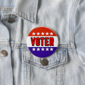 Badge Rond 7,6 Cm Électeur (En situation)