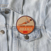 Badge Rond 7,6 Cm Électeurs d'oscillation pour Obama 2012 (En situation)