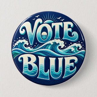 Badge Rond 7,6 Cm Élection démocrate 2026