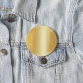 Badge Rond 7,6 Cm Élégant Modèle vierge Ajouter votre texte Gold Loo (En situation)