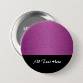 Badge Rond 7,6 Cm Élégant Violet (Devant & derrière)
