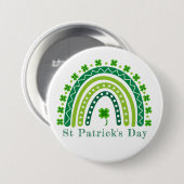 Badge Rond 7,6 Cm Élégante fête de la Saint Patrick (Devant & derrière)