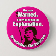 "Elle a persisté !" Pin