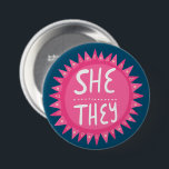 Badge Rond 7,6 Cm ELLE/ELLES Pronononononosent Pink Sun Pride handle<br><div class="desc">Décorez votre tenue avec ce bouton d'art cool. Ça fait un grand cadeau ! Vous pouvez le customiser et ajouter du texte. Consultez ma boutique pour plus de couleurs et de motifs ! Faites-moi savoir si vous aimeriez quelque chose de personnalisé aussi.</div>