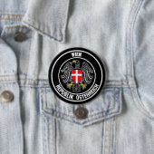 Badge Rond 7,6 Cm Emblème de Vienne (En situation)