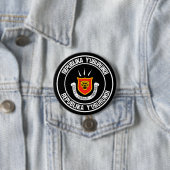 Badge Rond 7,6 Cm Emblème du Burundi (En situation)