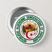 Badge Rond 7,6 Cm Emblème du cycle algérien (Devant & derrière)