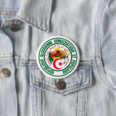 Badge Rond 7,6 Cm Emblème du cycle algérien (En situation)