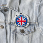 Badge Rond 7,6 Cm Emblème du cycle britannique (En situation)