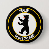 Badge Rond 7,6 Cm Emblème du cycle de Berlin (Devant)