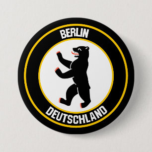 Badge Rond 7,6 Cm Emblème du cycle de Berlin
