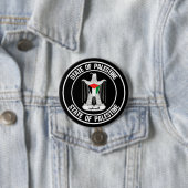 Badge Rond 7,6 Cm Emblème du cycle palestinien (En situation)