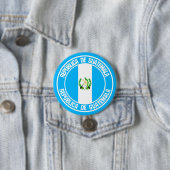 Badge Rond 7,6 Cm Emblème du Guatemala (En situation)