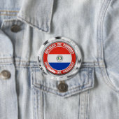 Badge Rond 7,6 Cm Emblème du Paraguay (En situation)