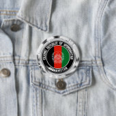 Badge Rond 7,6 Cm Emblème du tour de l'Afghanistan (En situation)