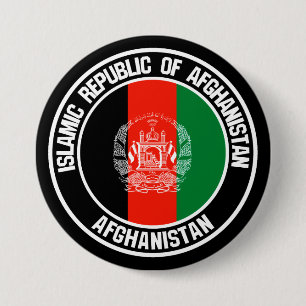 Badge Rond 7,6 Cm Emblème du tour de l'Afghanistan