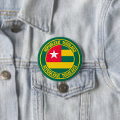 Badge Rond 7,6 Cm Emblème du tour du Togo (En situation)