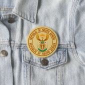 Badge Rond 7,6 Cm Emblème rond Afrique du Sud (En situation)