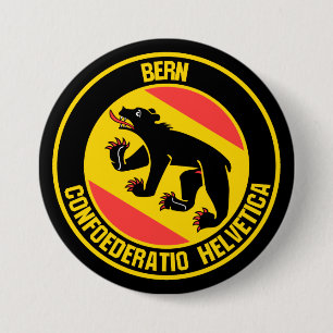 Badge Rond 7,6 Cm Emblème rond Berne