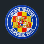 Badge Rond 7,6 Cm Emblème rond d'Anvers<br><div class="desc">Emblème rond d'Anvers</div>