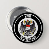 Badge Rond 7,6 Cm Emblème rond de Cologne (Devant & derrière)